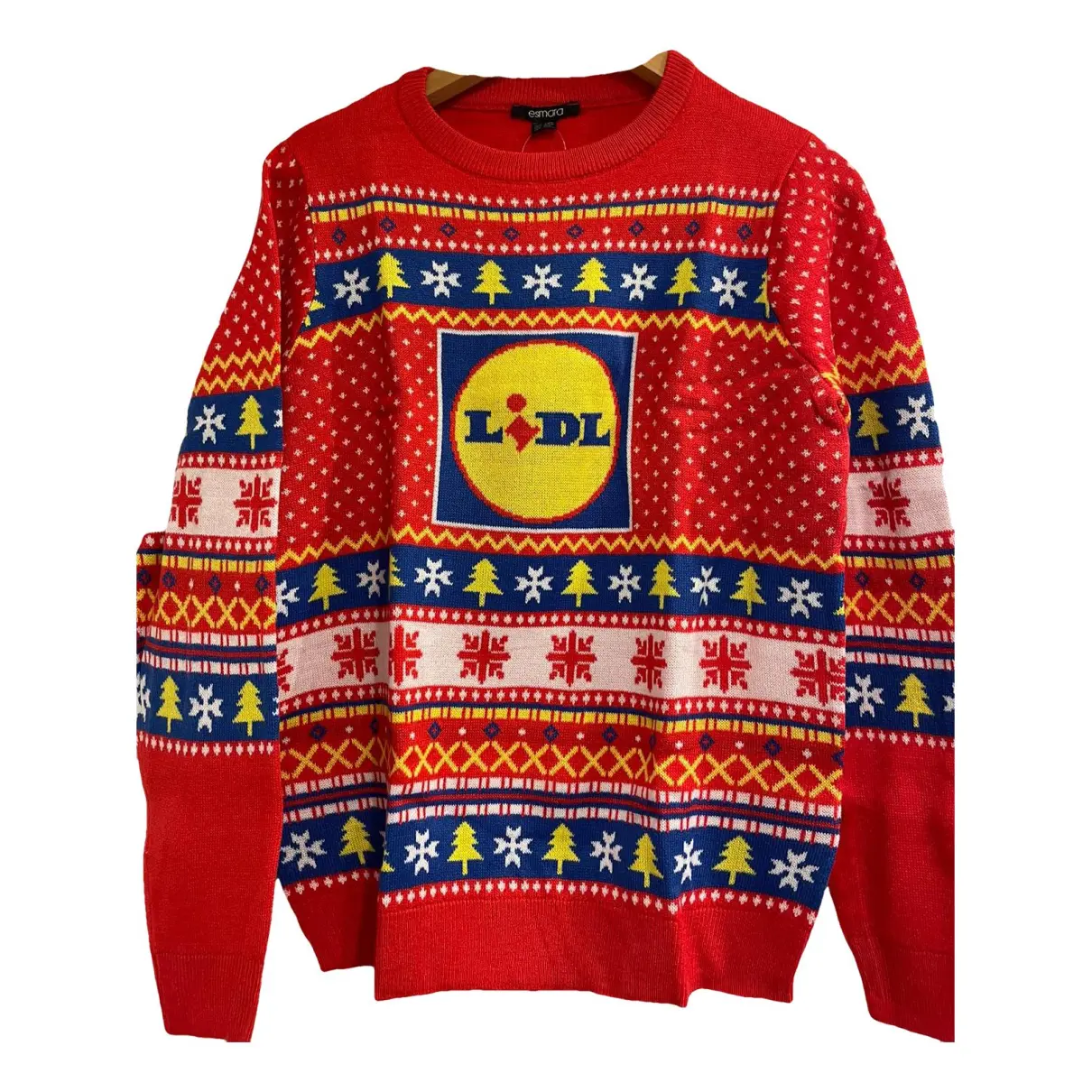 Jumper Lidl Red M in size International Synthetic - 39169726