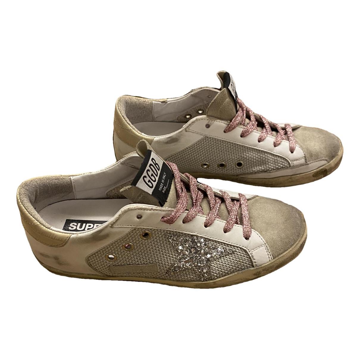 Superstar leather trainers Golden Goose White size 38 EU in Leather -  39359497
