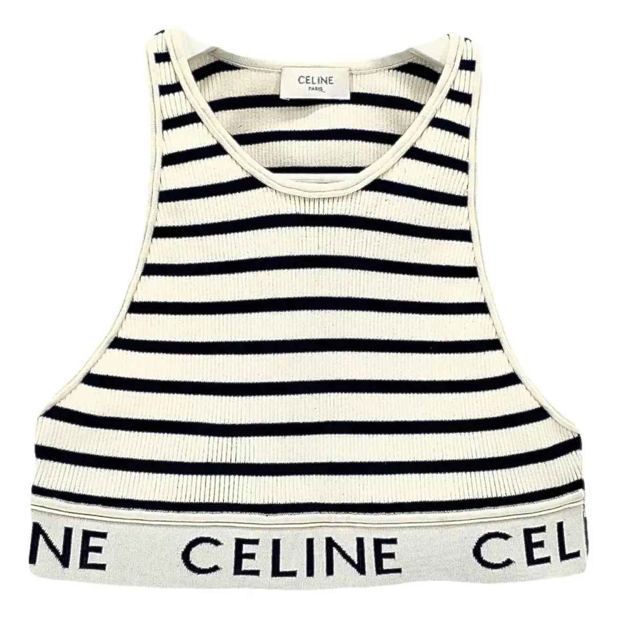 Vest Celine Beige size S International in Cotton - 39516989