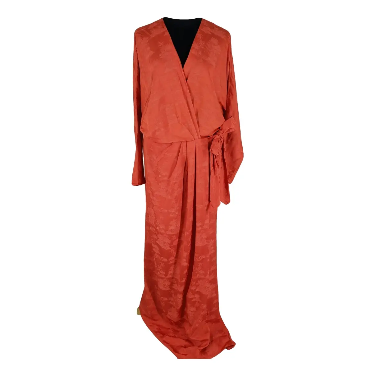 Maxi dress Johanna Ortiz Red size 8 US in Viscose - 39696613