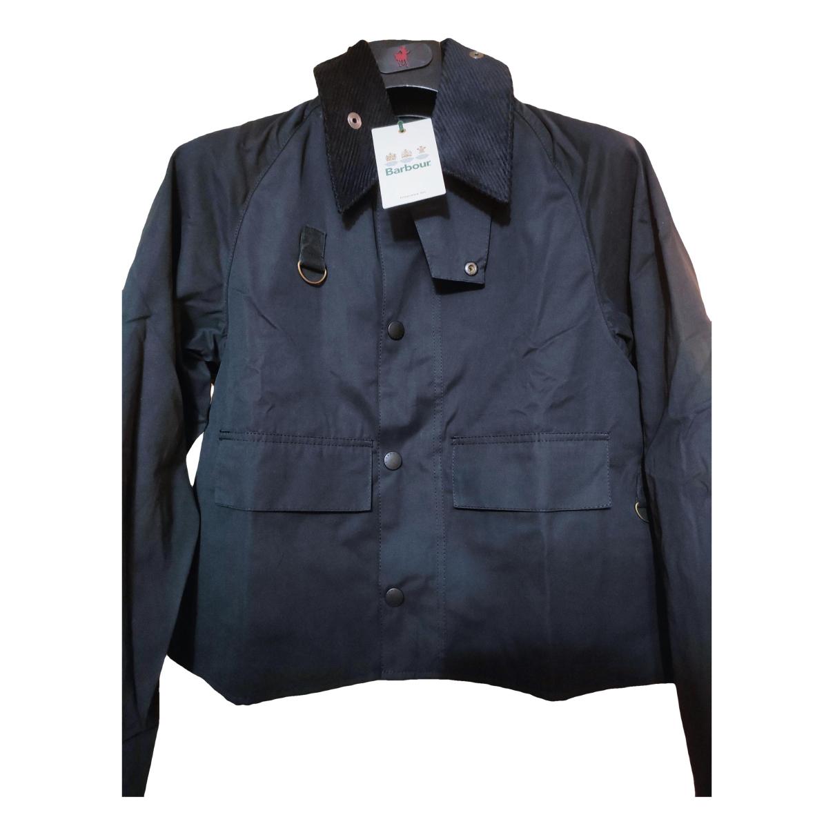 Short vest Barbour Blue size XS International in Cotton - 40232237
