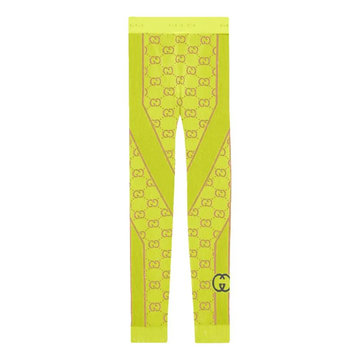 Leggings Gucci Yellow size S International in Polyamide - 40465844