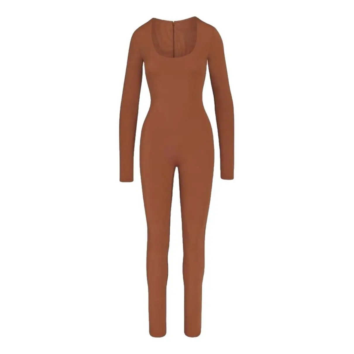 Jumpsuit Skims Brown size L International in Synthetic - 40715397
