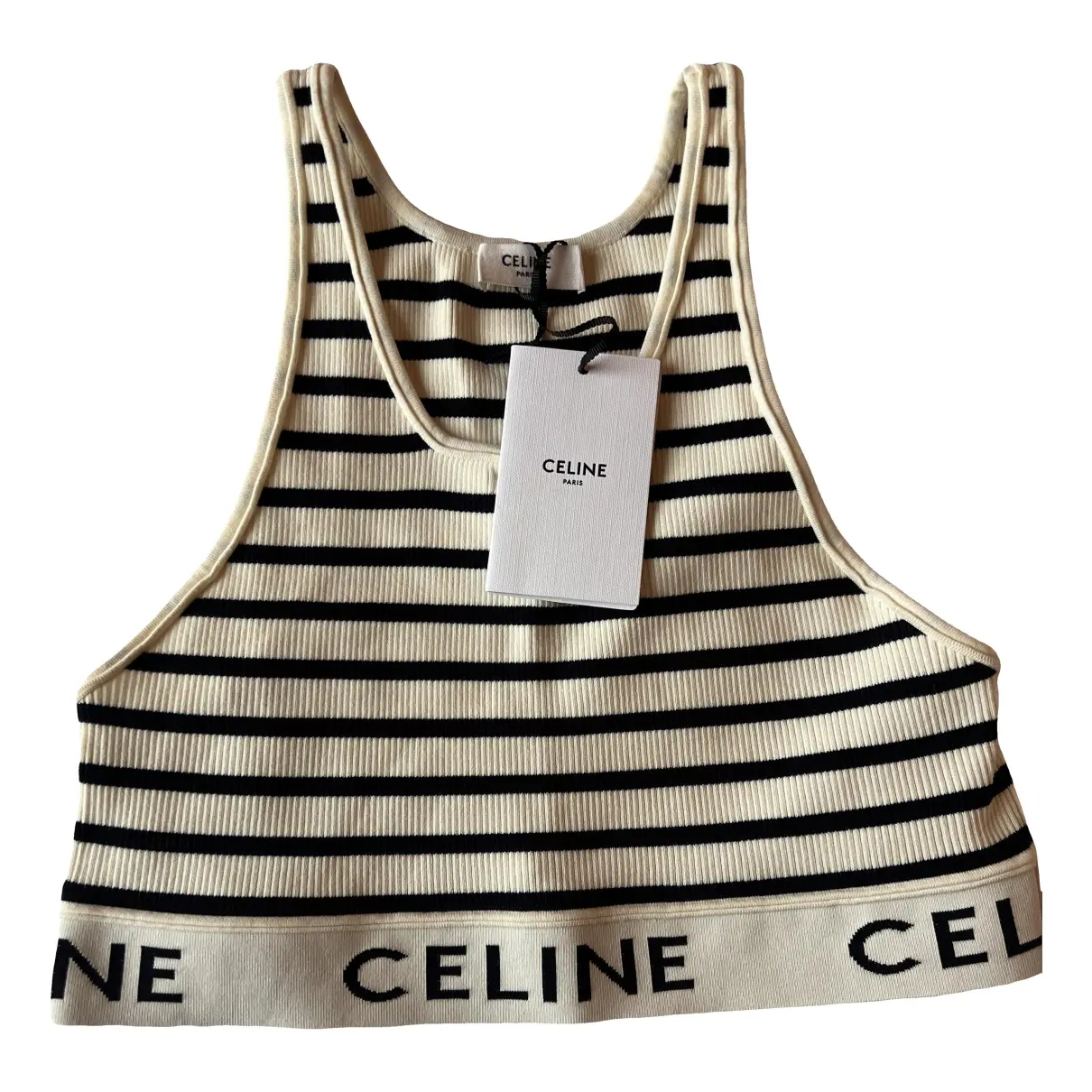 Camisole Celine Beige size XL International in Cotton - 40824703