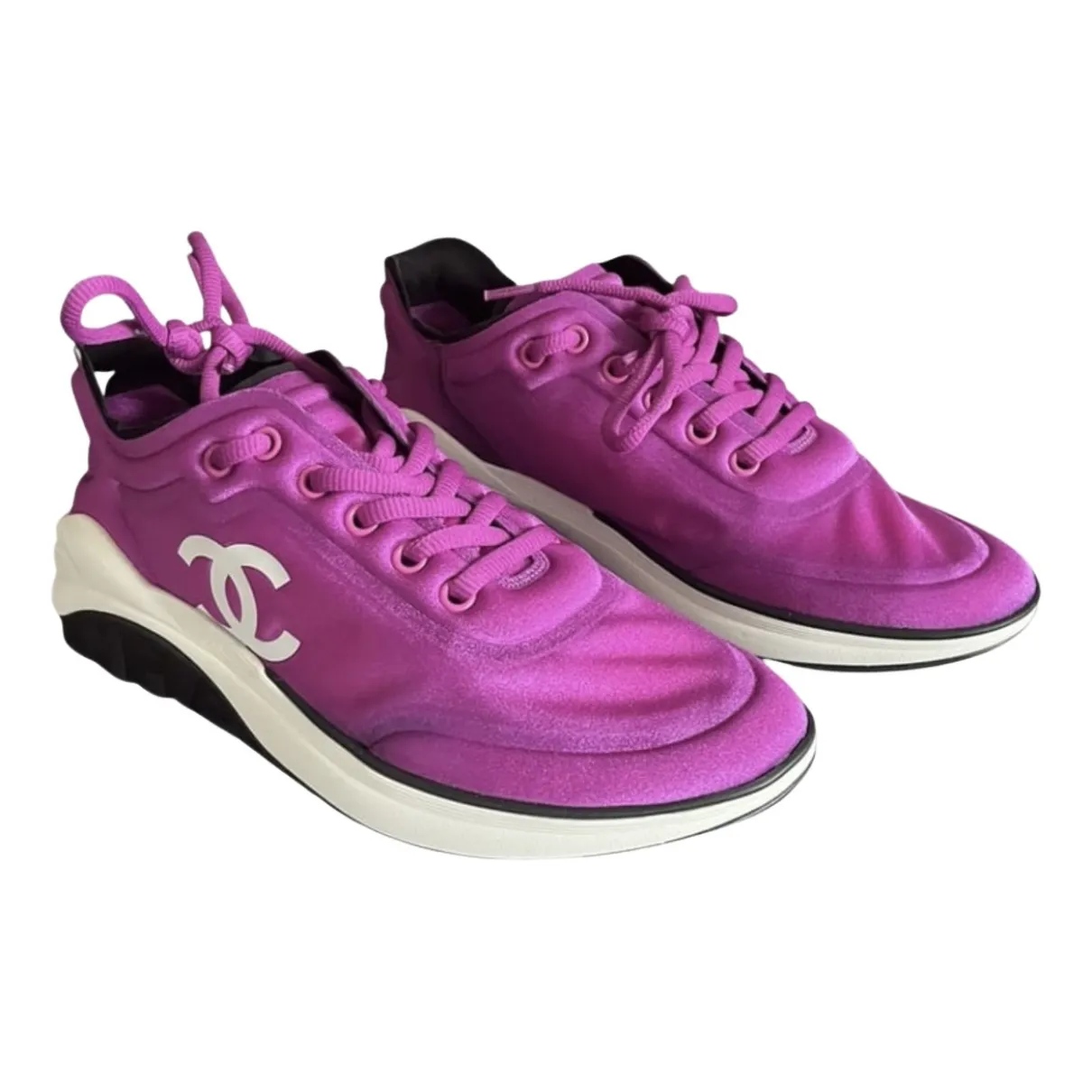 Cloth trainers Chanel Purple size  IT in Cloth - 30867256