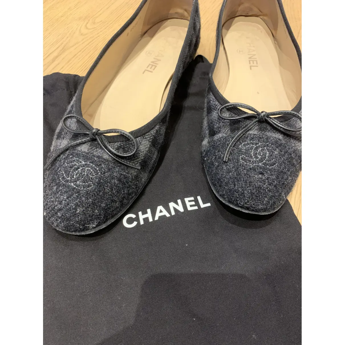 Cloth ballet flats Chanel