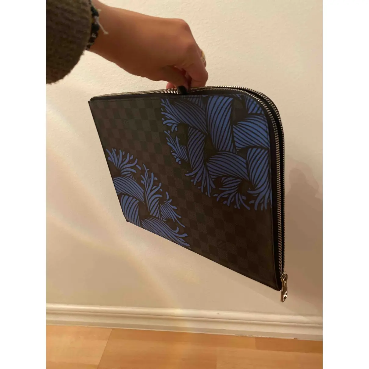 Louis Vuitton Pochette Jour GM cloth bag for sale