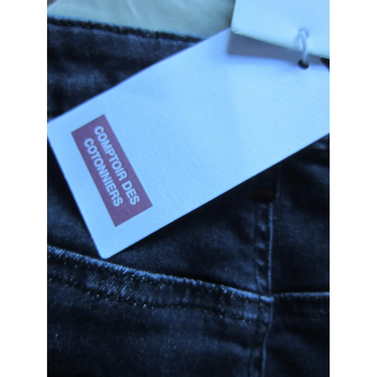 Anthracite Cotton - elasthane Jeans Comptoir Des Cotonniers