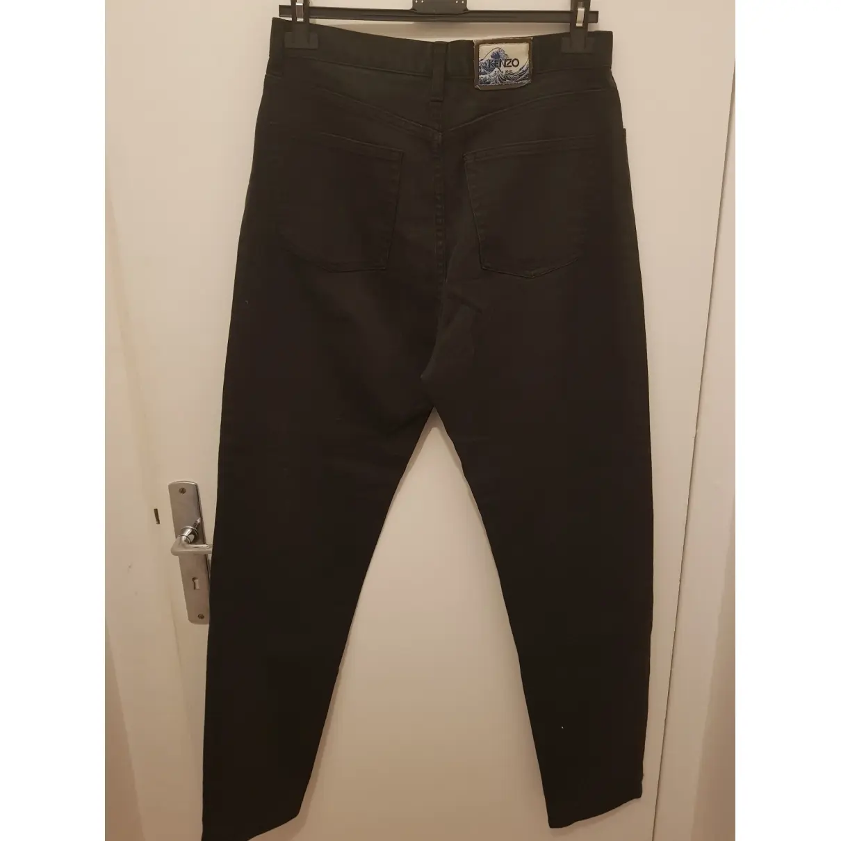 Kenzo Anthracite Cotton - elasthane Jeans for sale - Vintage