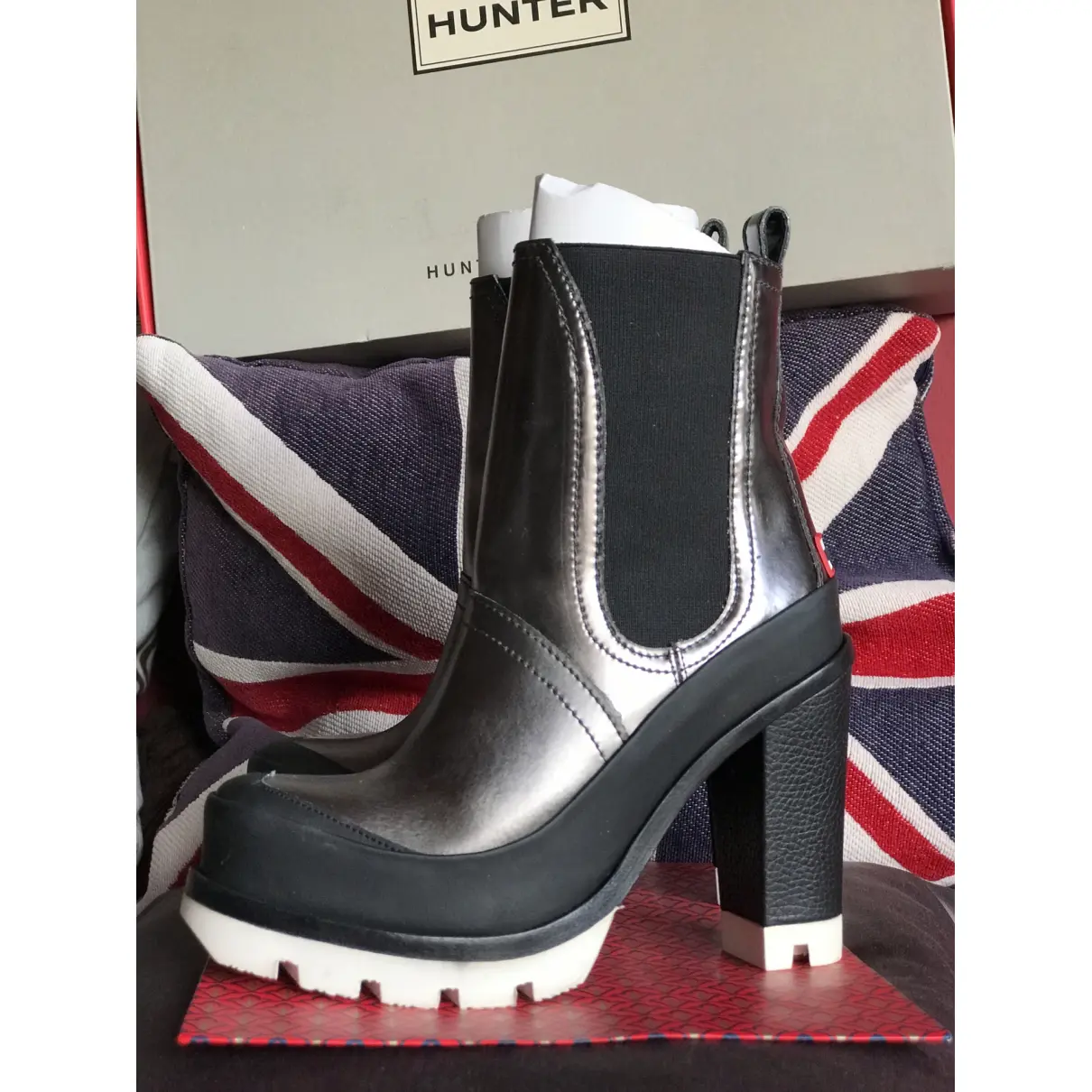 Glitter ankle boots Hunter