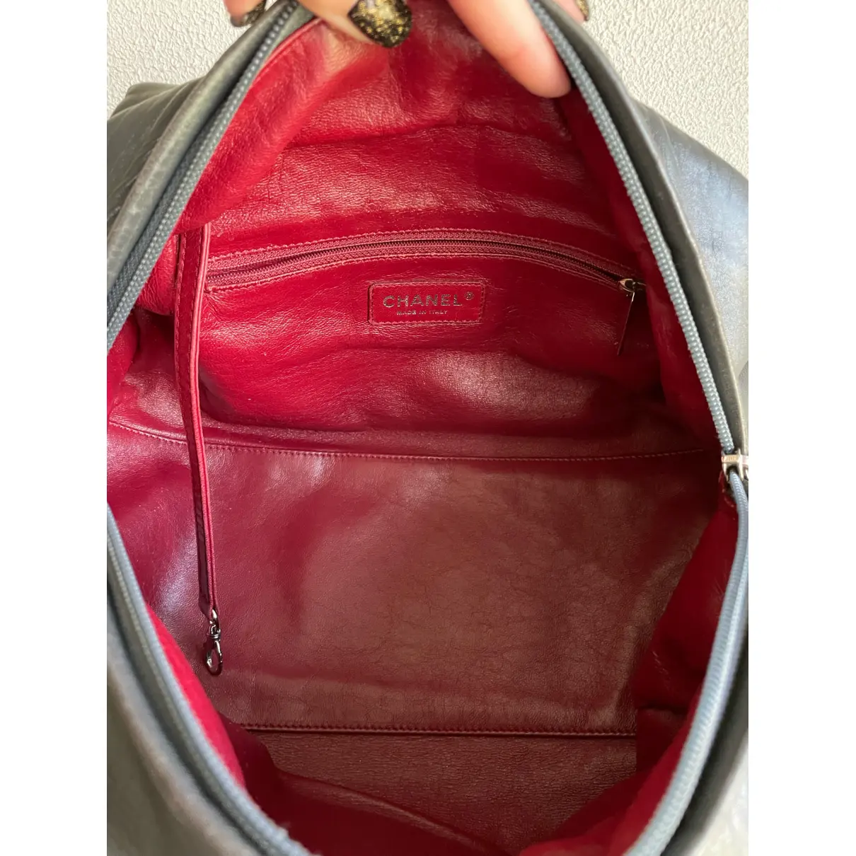 Bowling Bag leather handbag Chanel