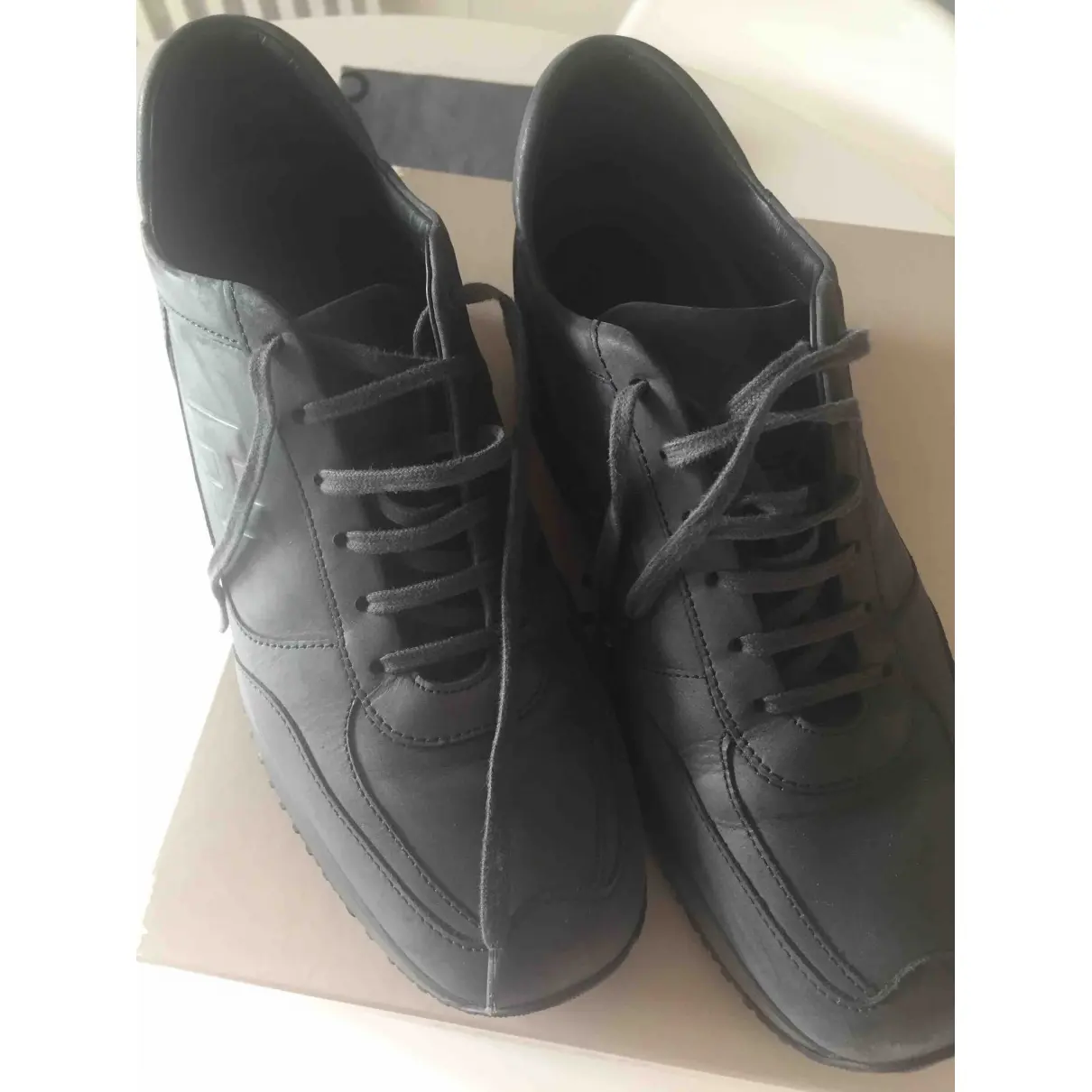 Hogan Leather low trainers for sale