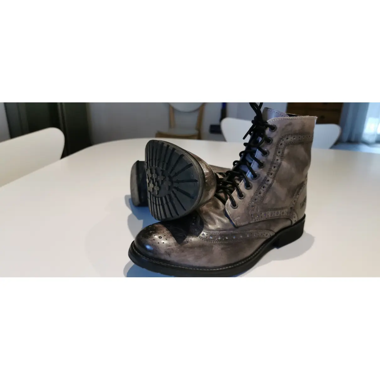 Leather boots KAPORAL