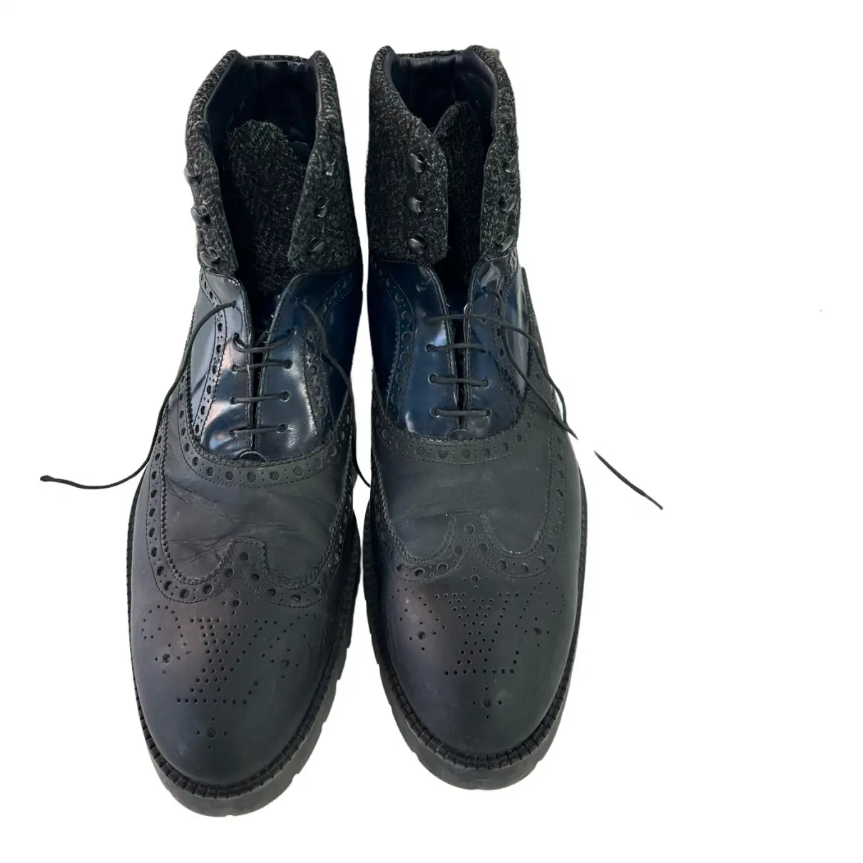 Leather boots Louis Vuitton