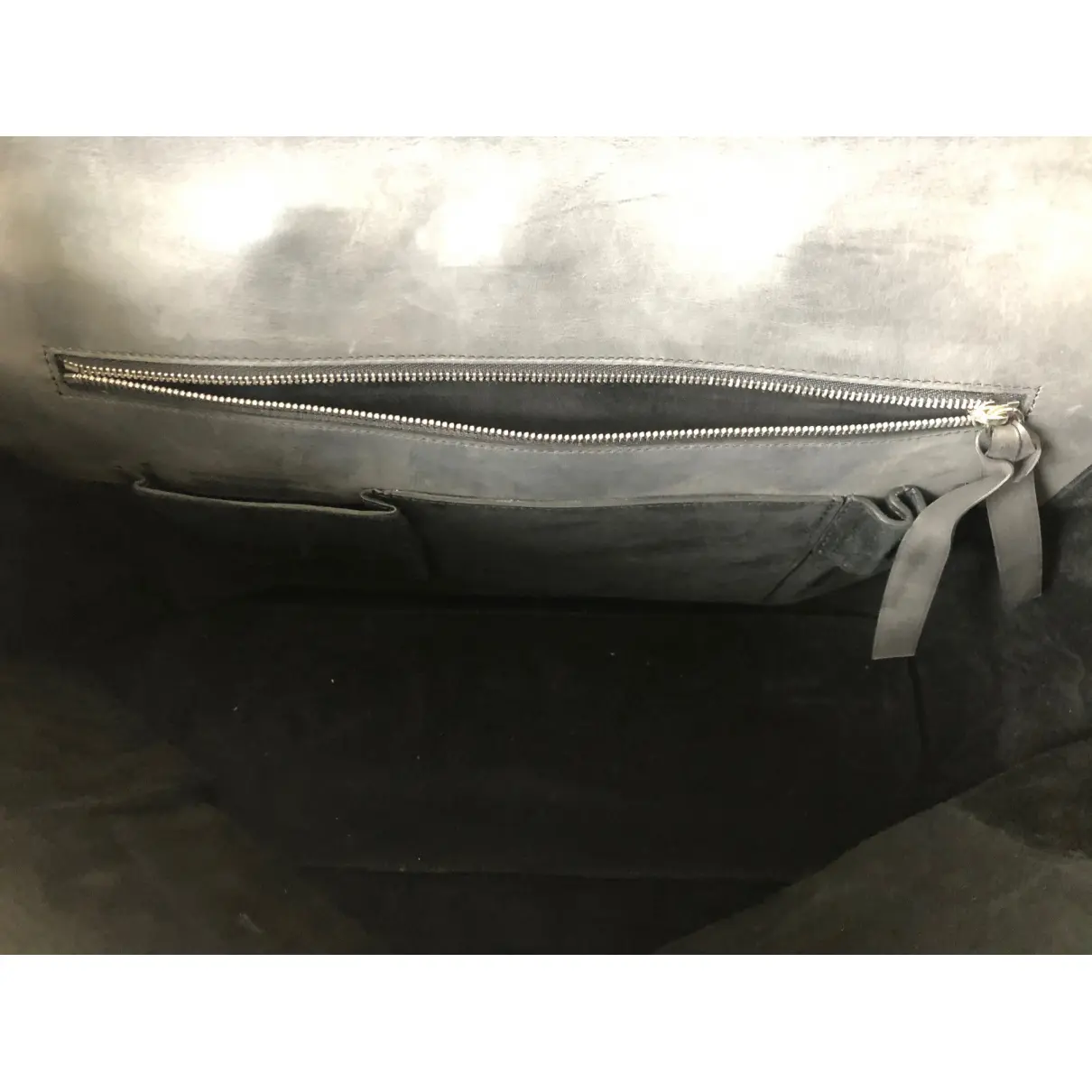 Leather handbag Maison Ullens