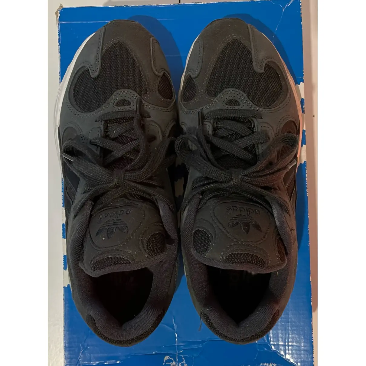 Buy Adidas Yung-1 leather trainers online