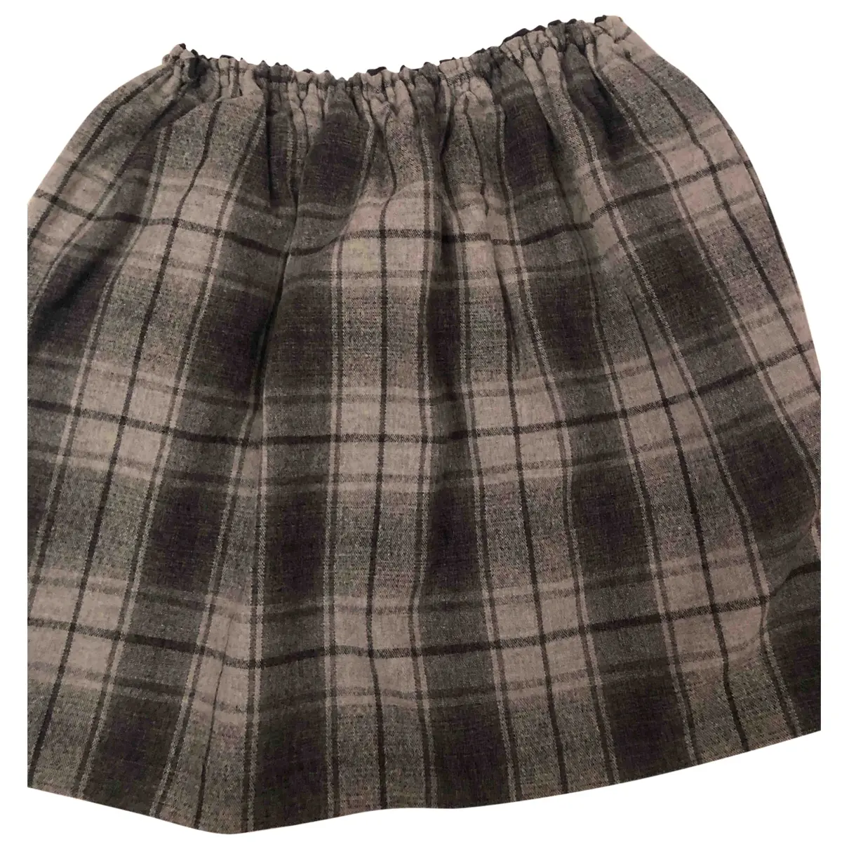 Wool mini skirt Douuod