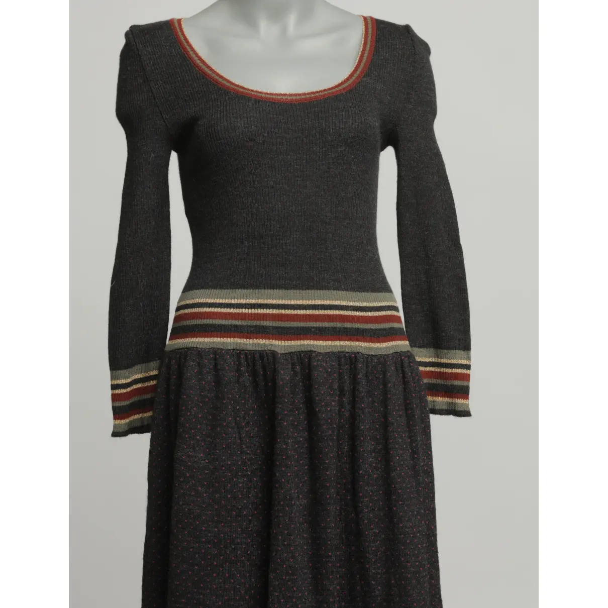 Buy Kenzo Wool mid-length dress online - Vintage