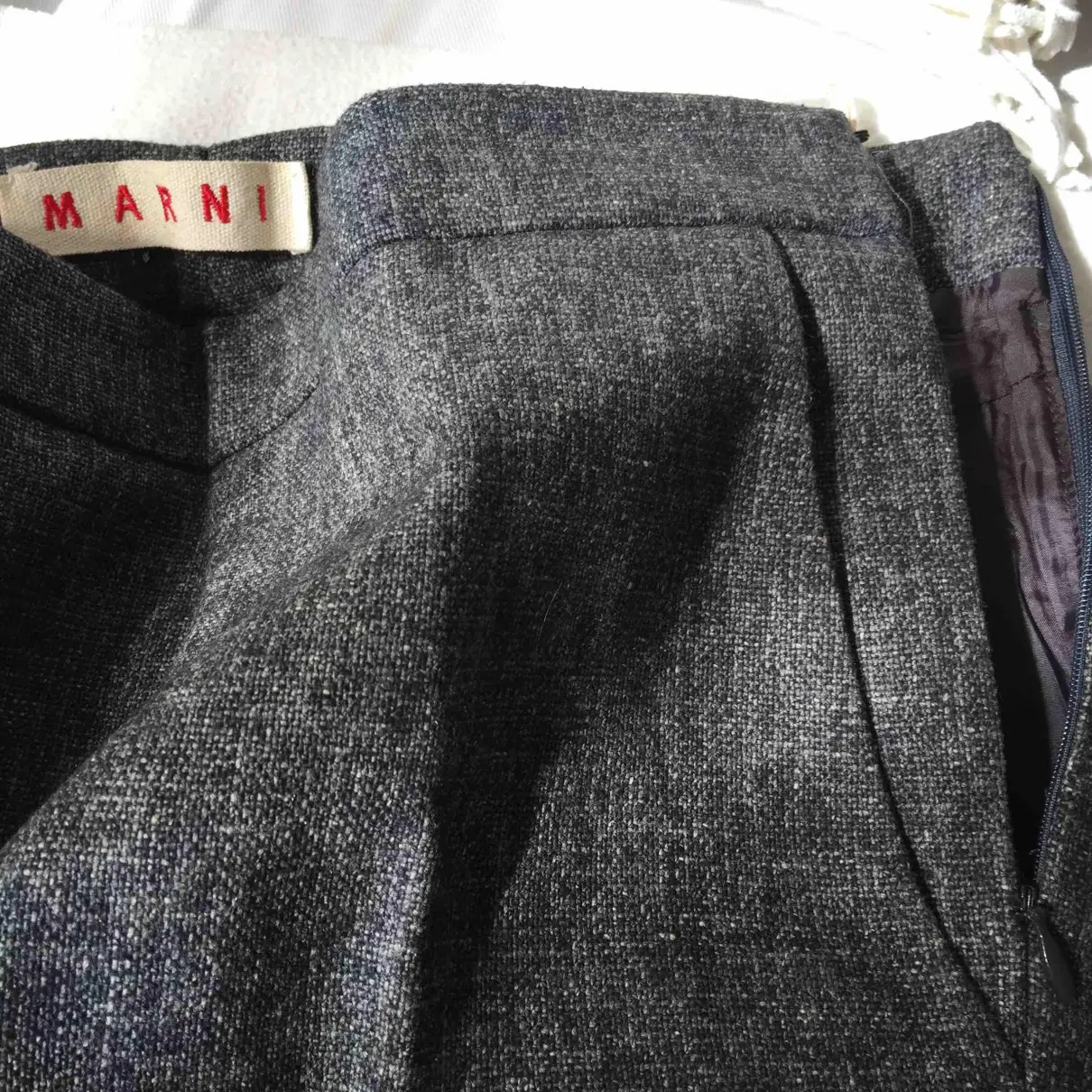 Wool straight pants Marni