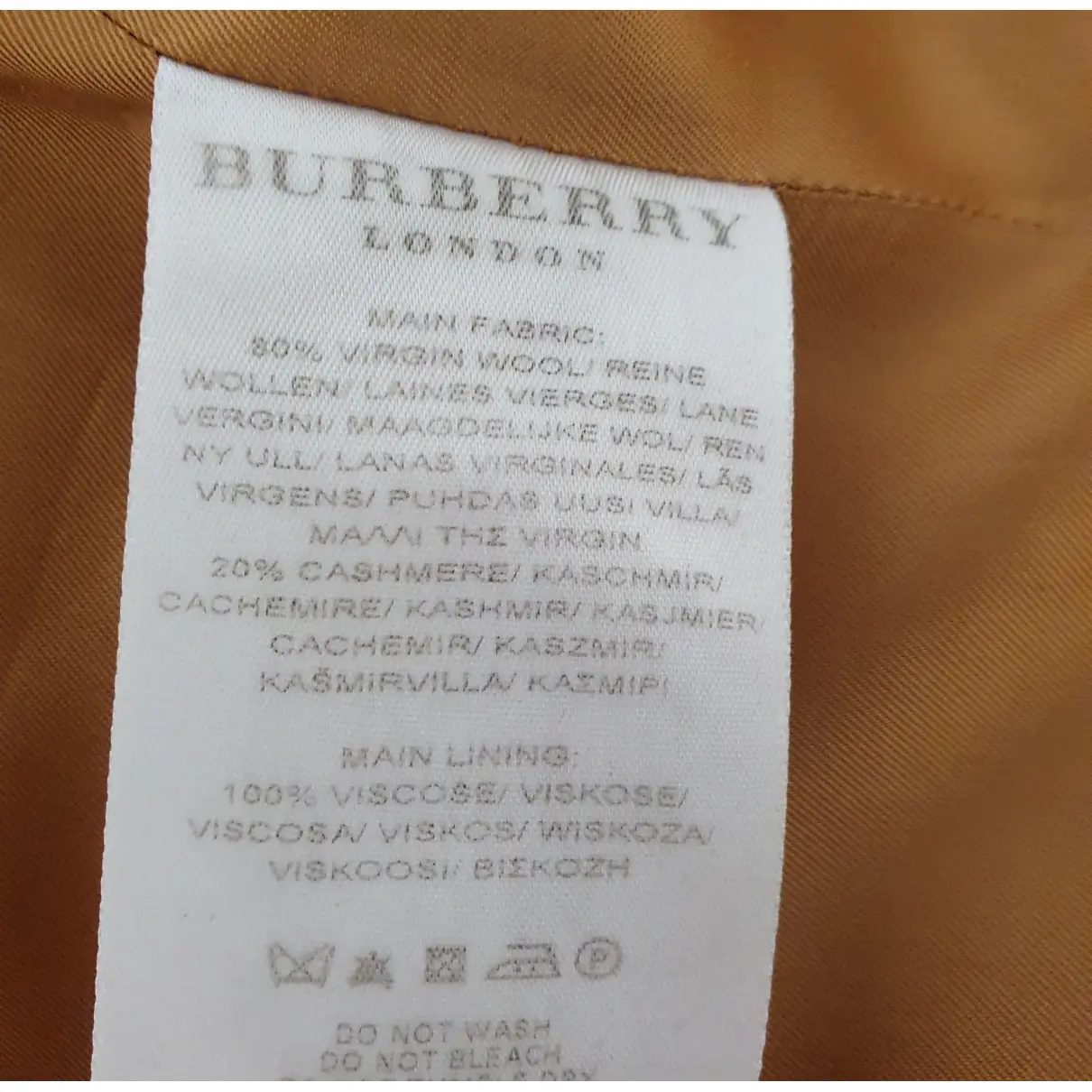 Buy Burberry Cashmere coat online - Vintage
