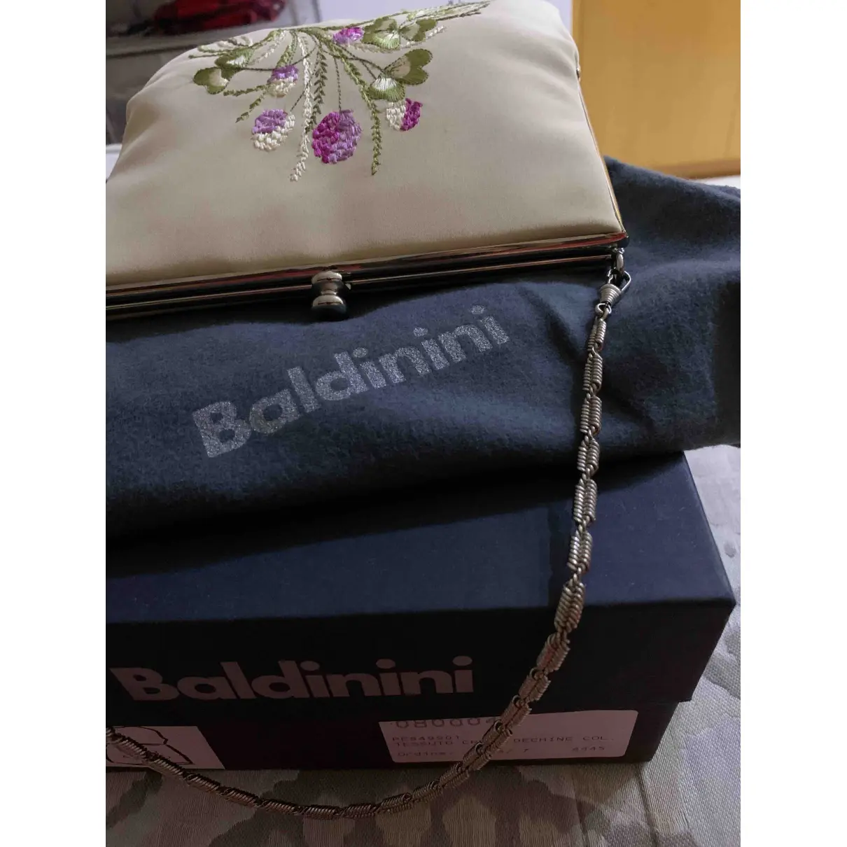 Cloth handbag Baldinini