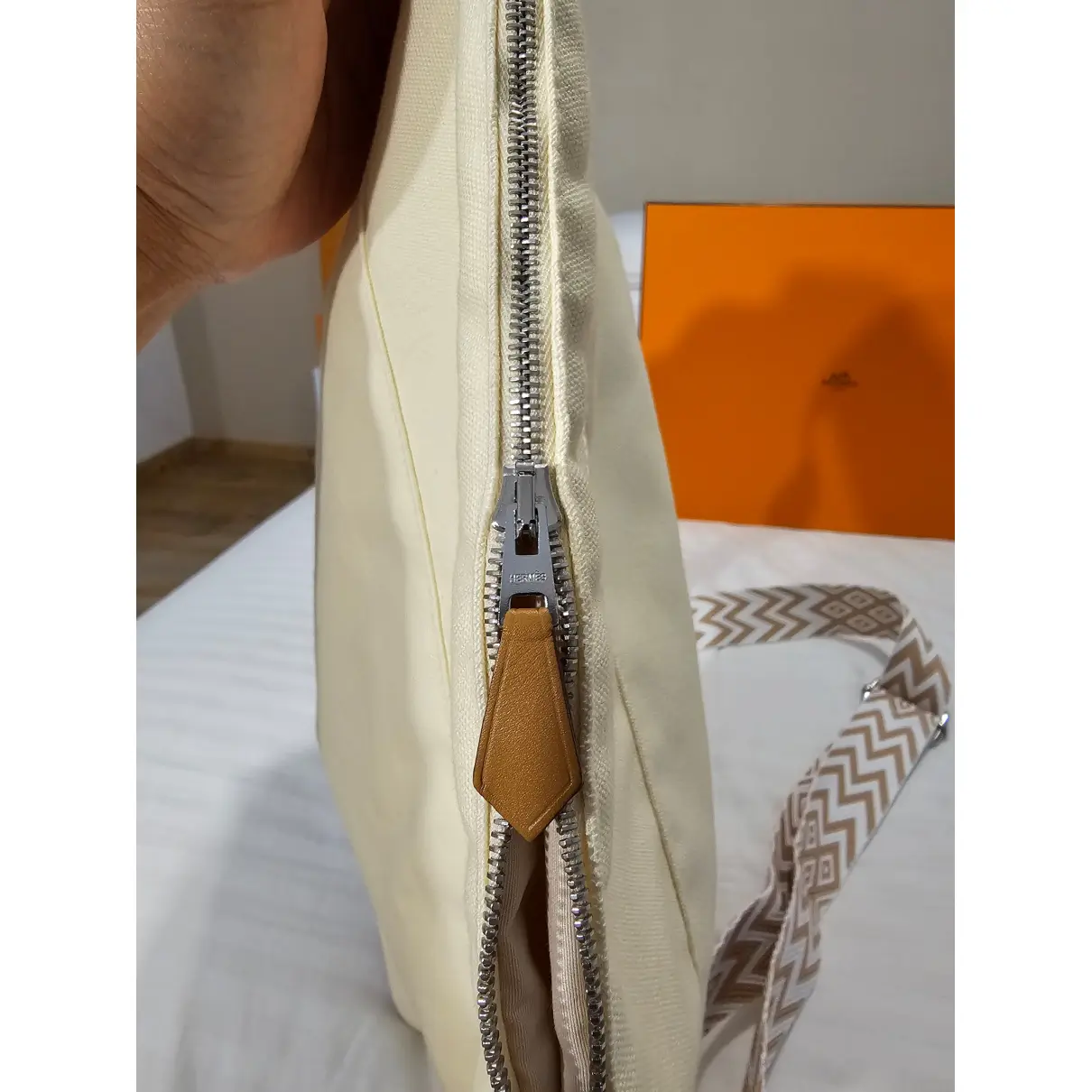 Bolide cloth handbag Hermès
