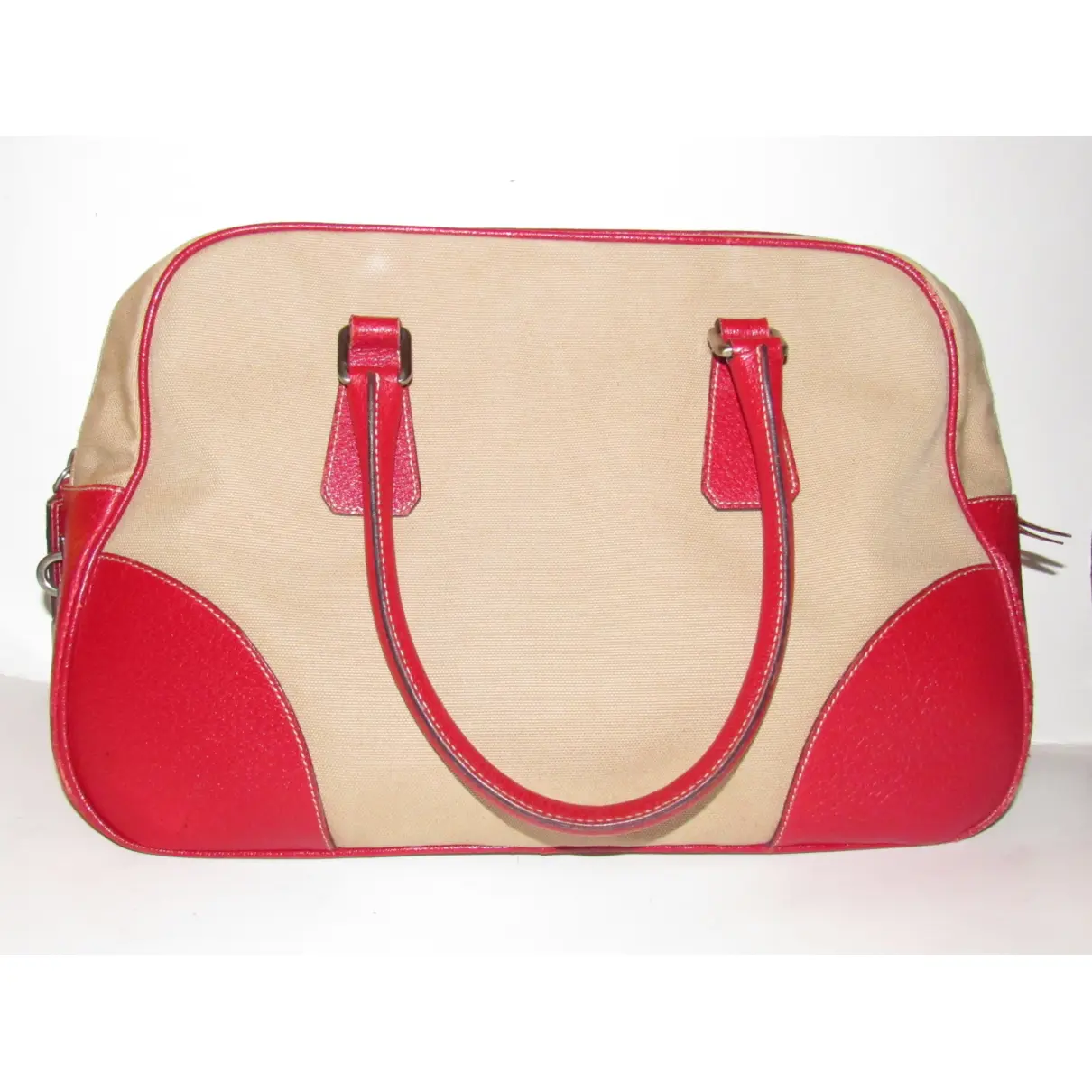 Bowling cloth handbag Prada - Vintage