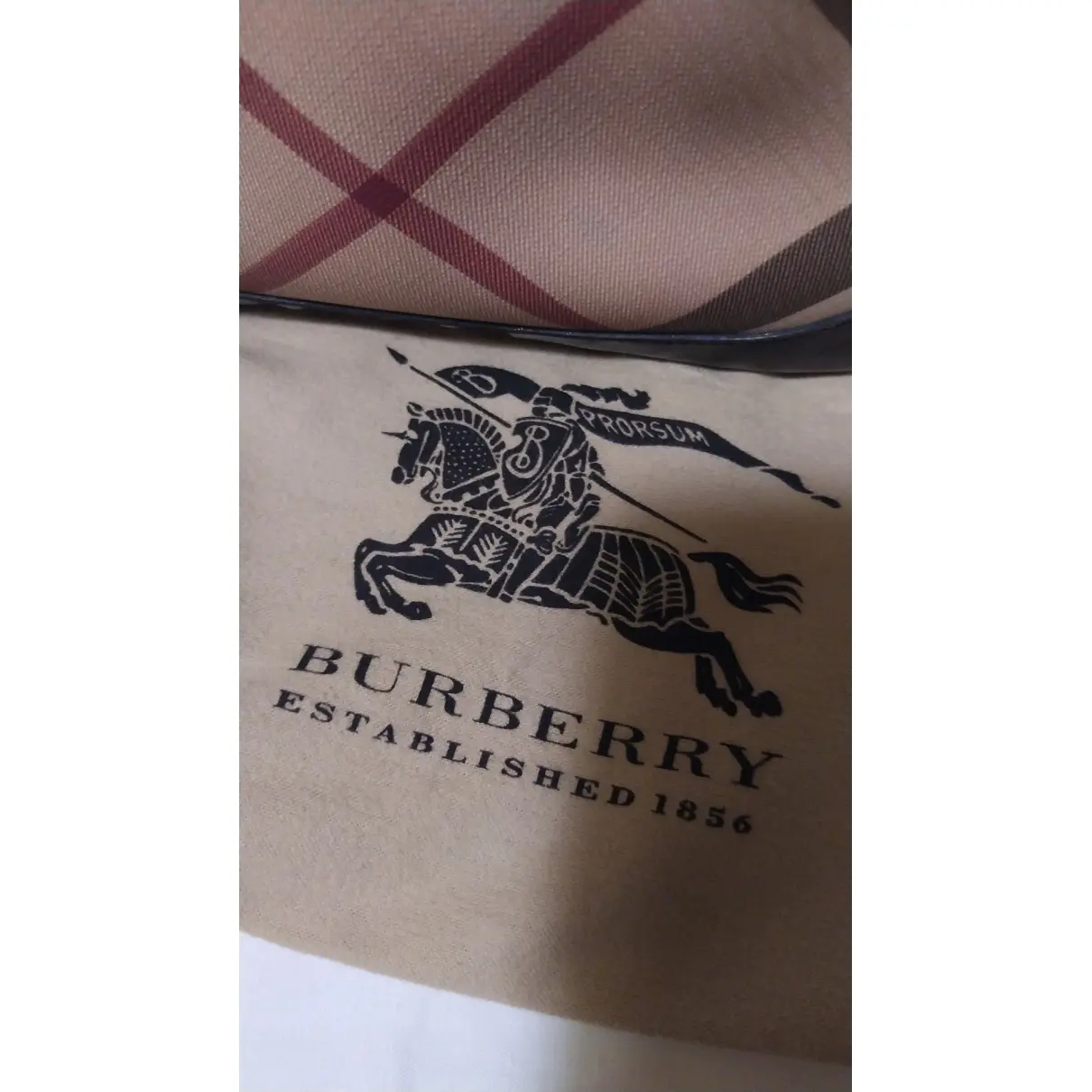 Cloth clutch bag Burberry