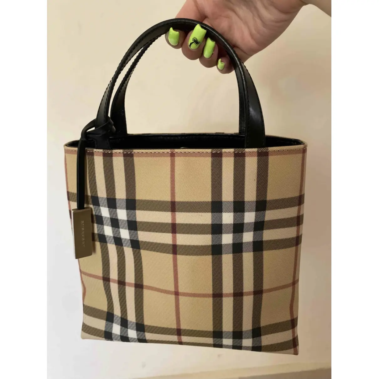 Buy Burberry Canterbury cloth handbag online