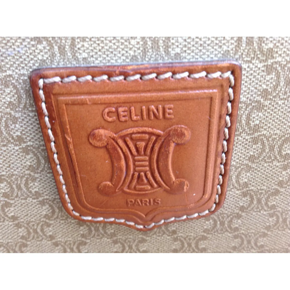 Cloth travel bag Celine - Vintage