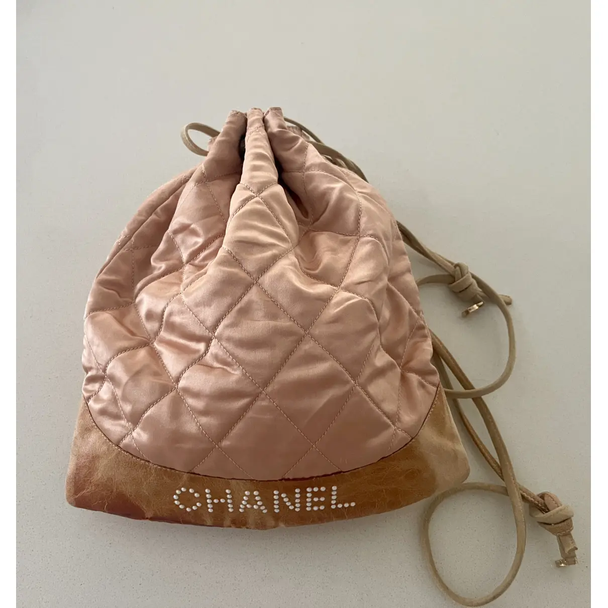 Cloth satchel Chanel - Vintage