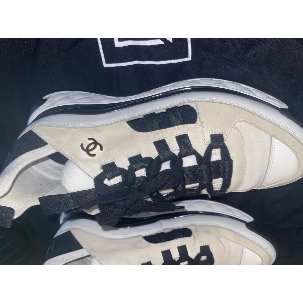 Buy Chanel Cloth low trainers online