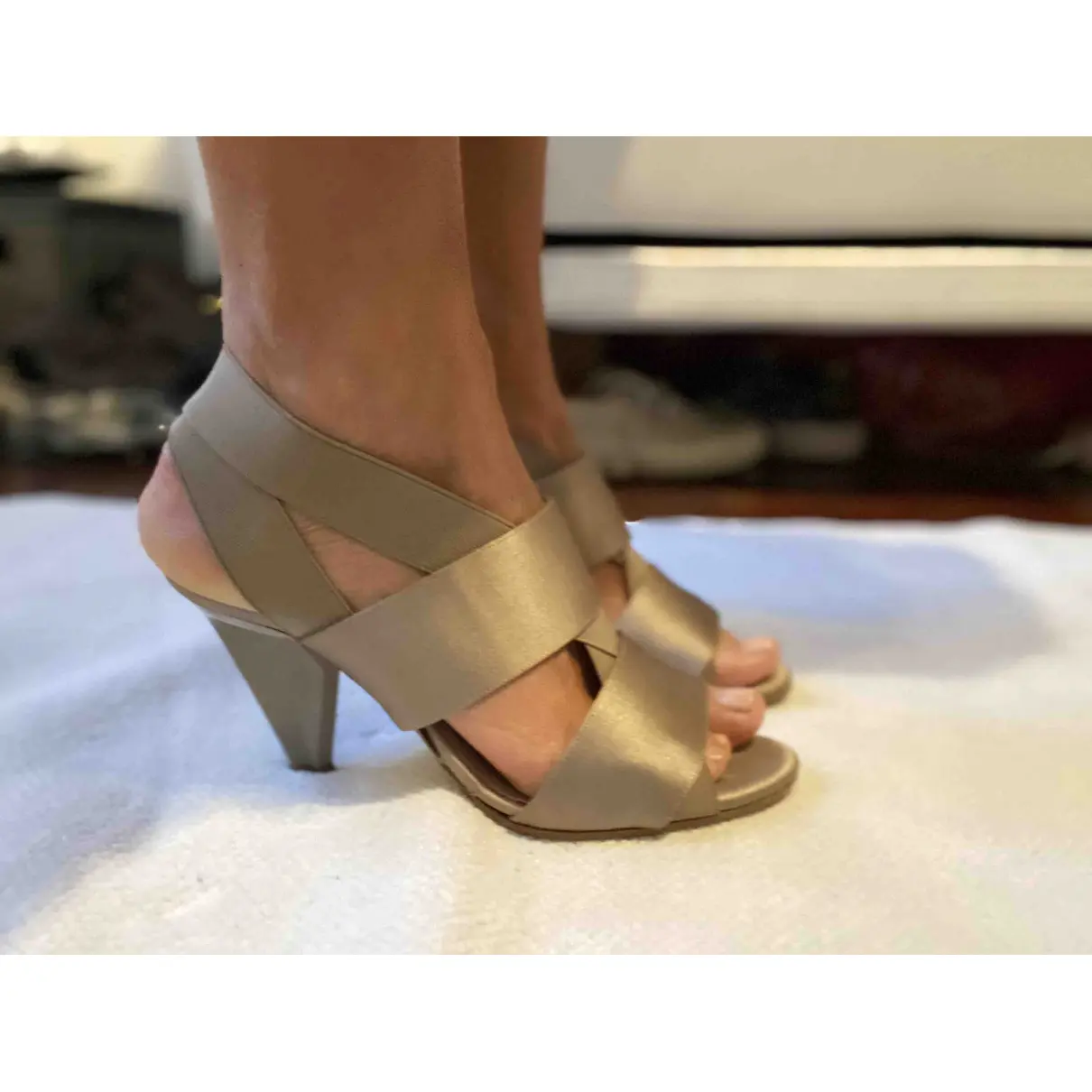 Cloth heels Chloé