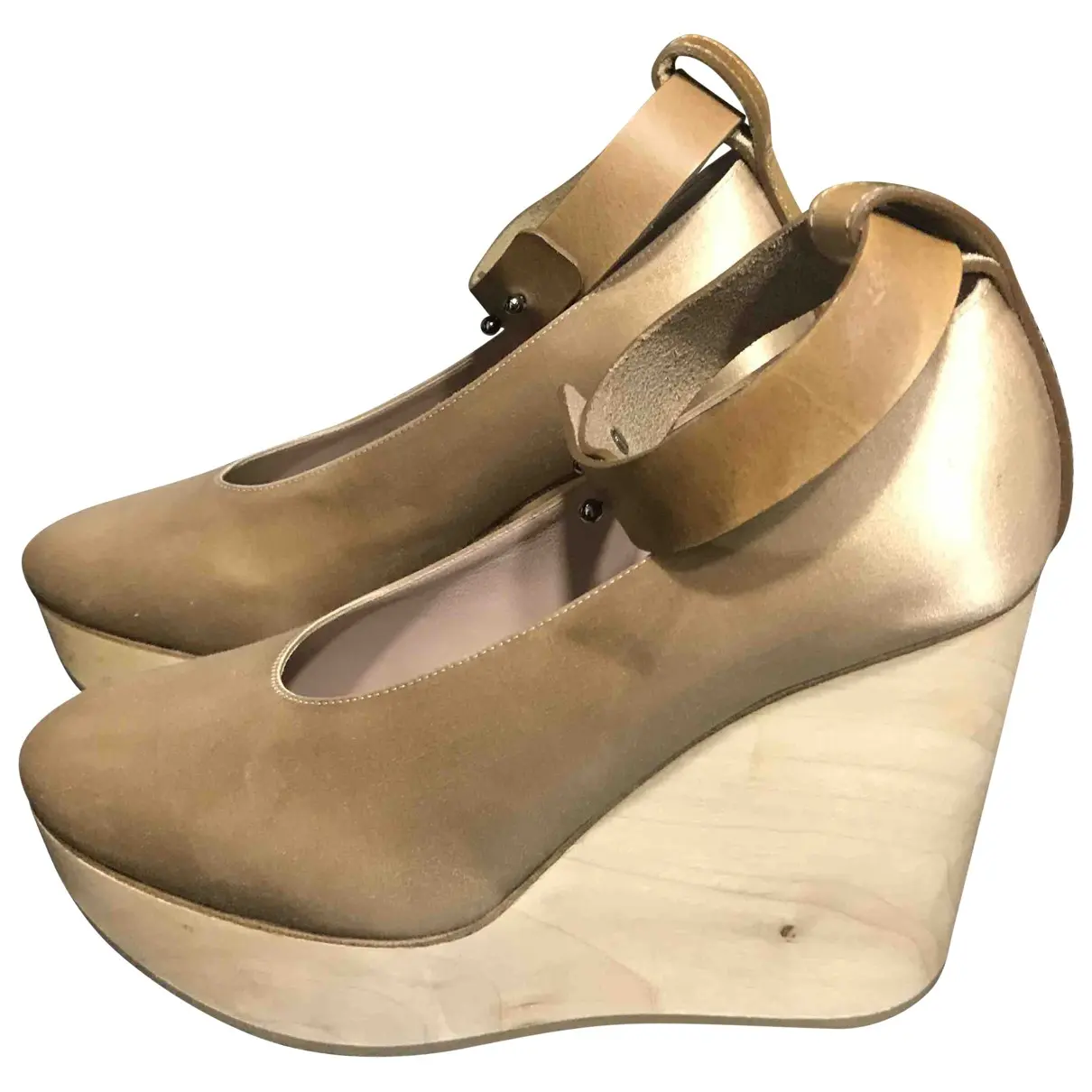 Cloth heels Chloé