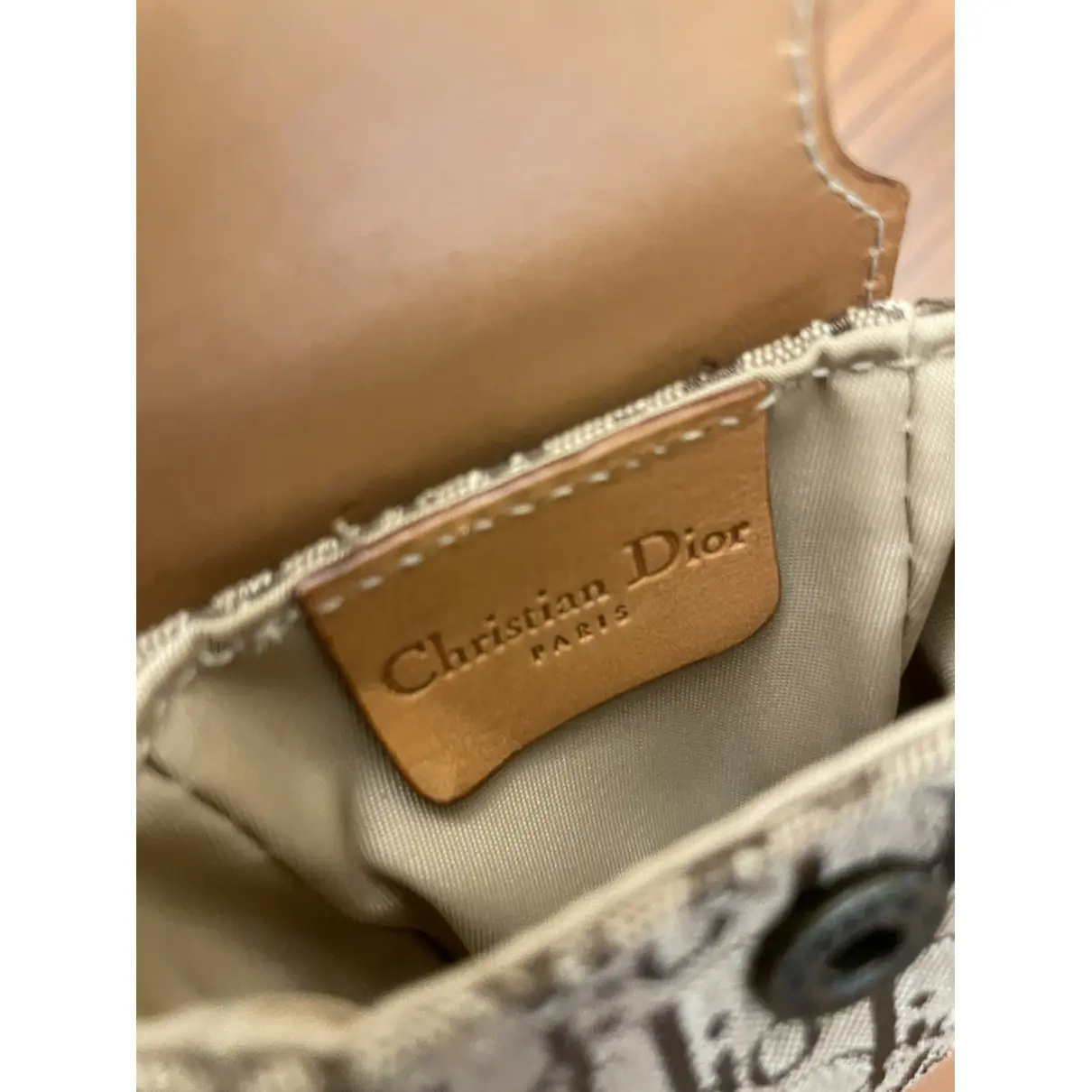 Columbus cloth handbag Dior