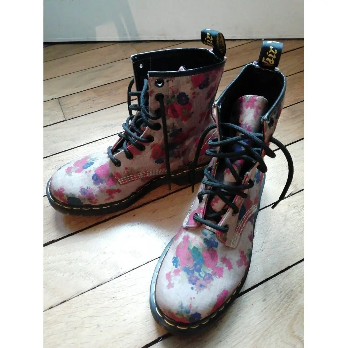 Dr. Martens Cloth lace up boots for sale