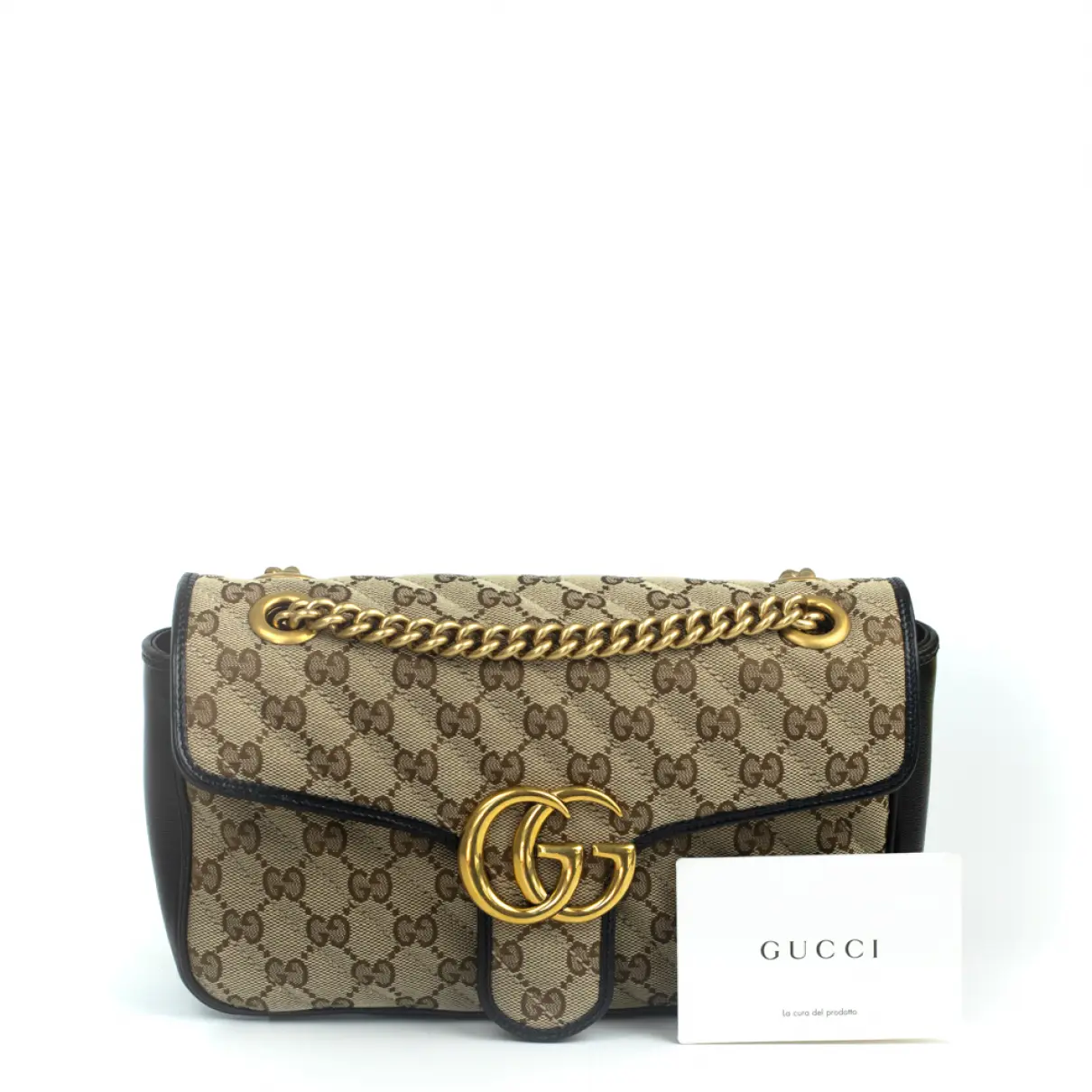 GG Marmont Flap cloth crossbody bag Gucci