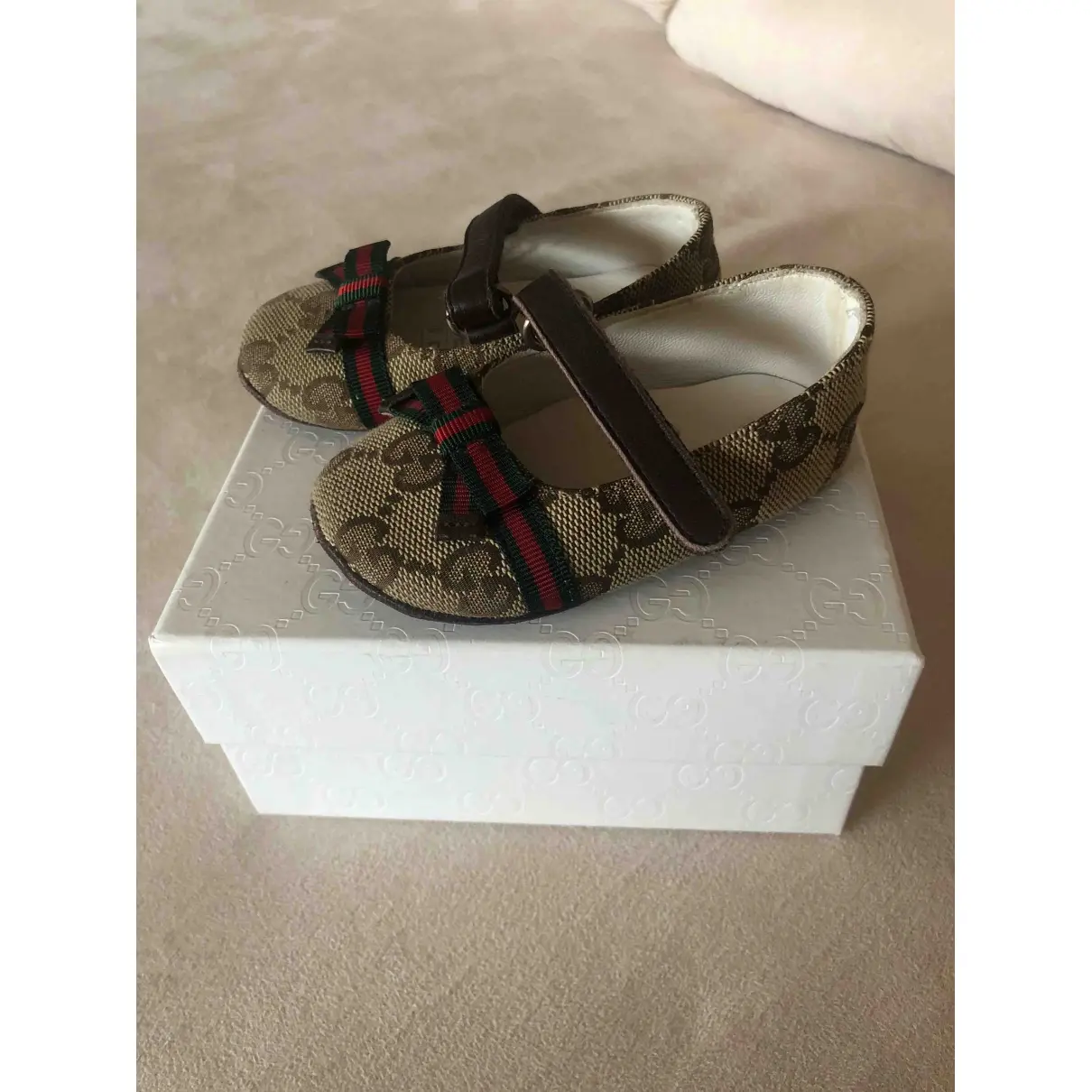 Gucci Cloth first shoes for sale
