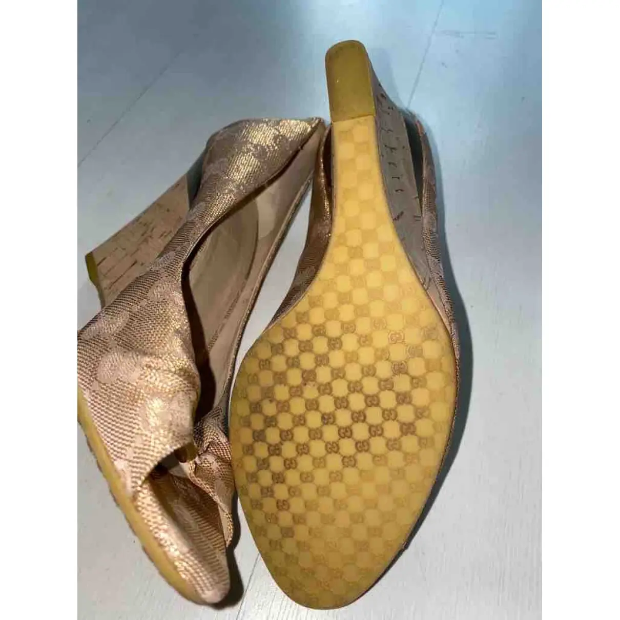 Cloth sandals Gucci - Vintage