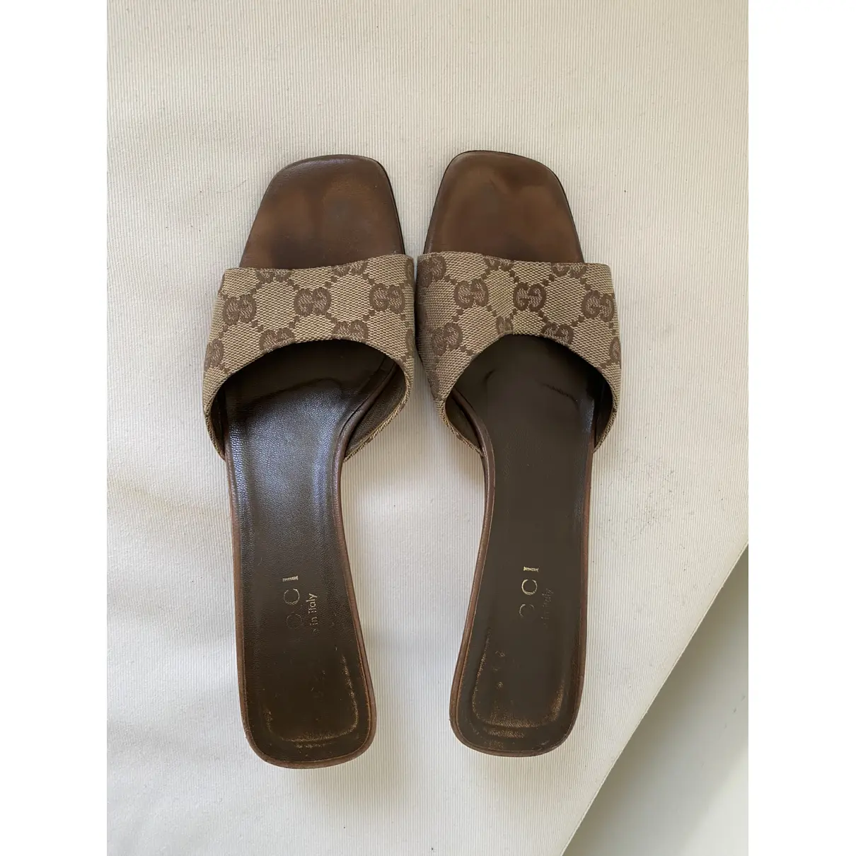 Buy Gucci Cloth sandals online - Vintage