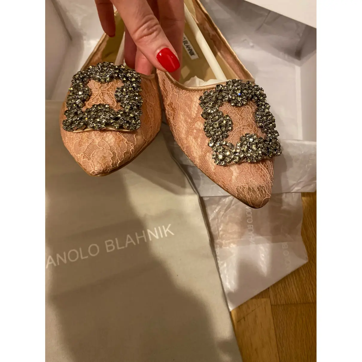 Luxury Manolo Blahnik Ballet flats Women