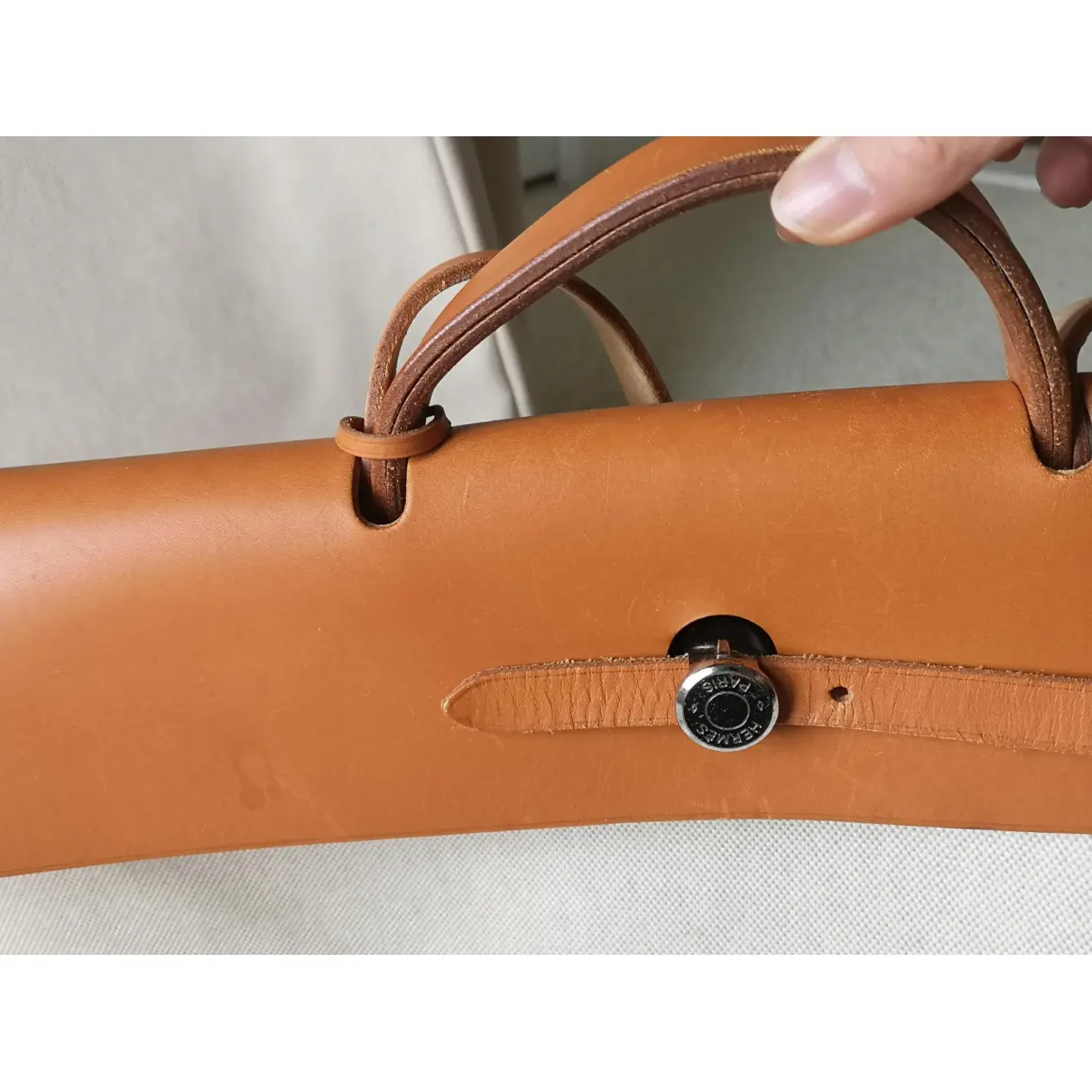 Herbag cloth handbag Hermès