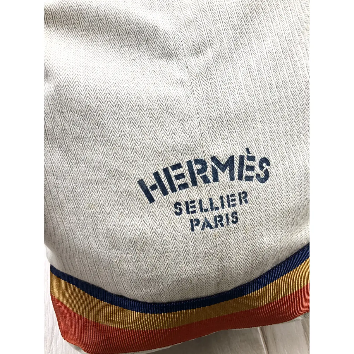 Cloth backpack Hermès - Vintage