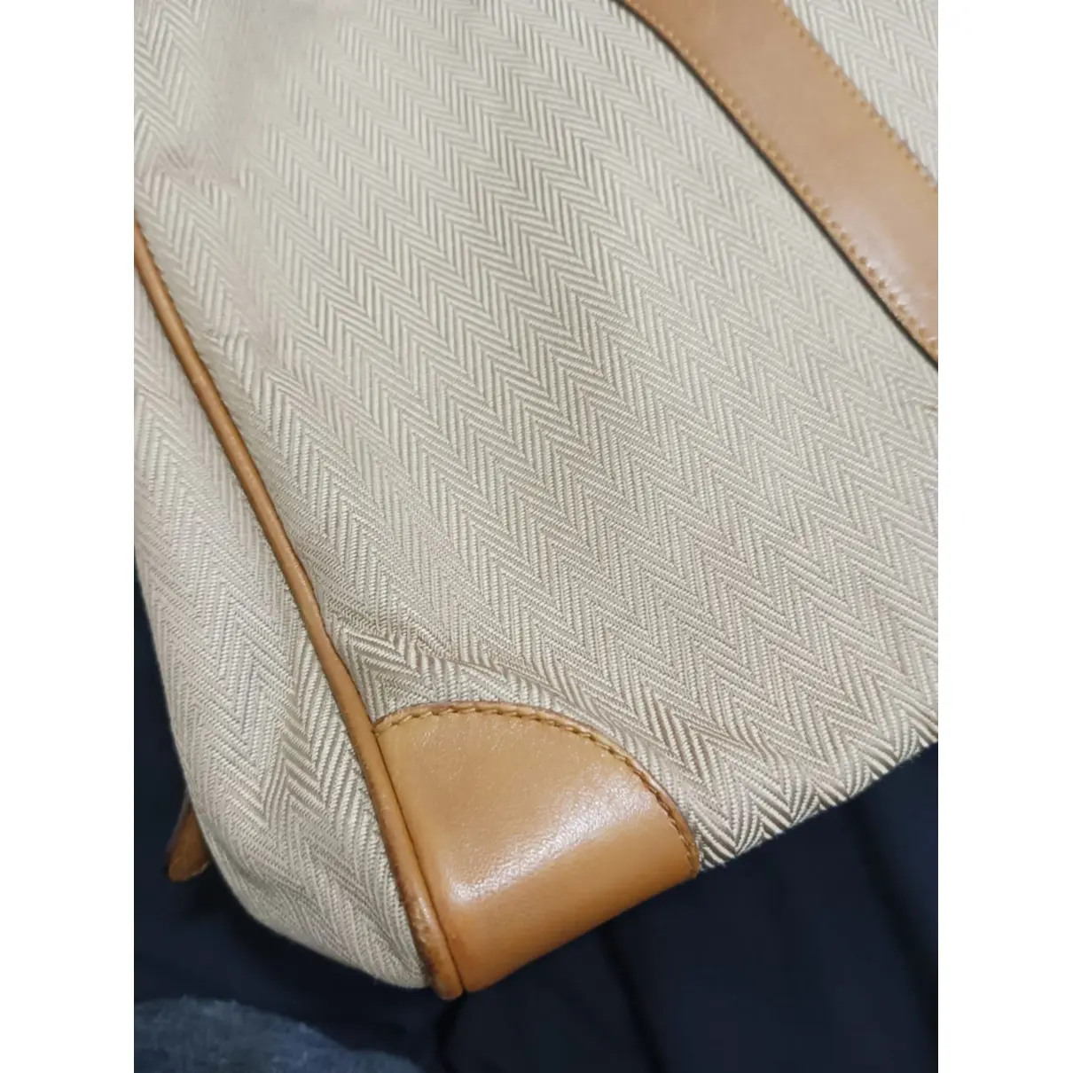 Cloth handbag Mark Cross