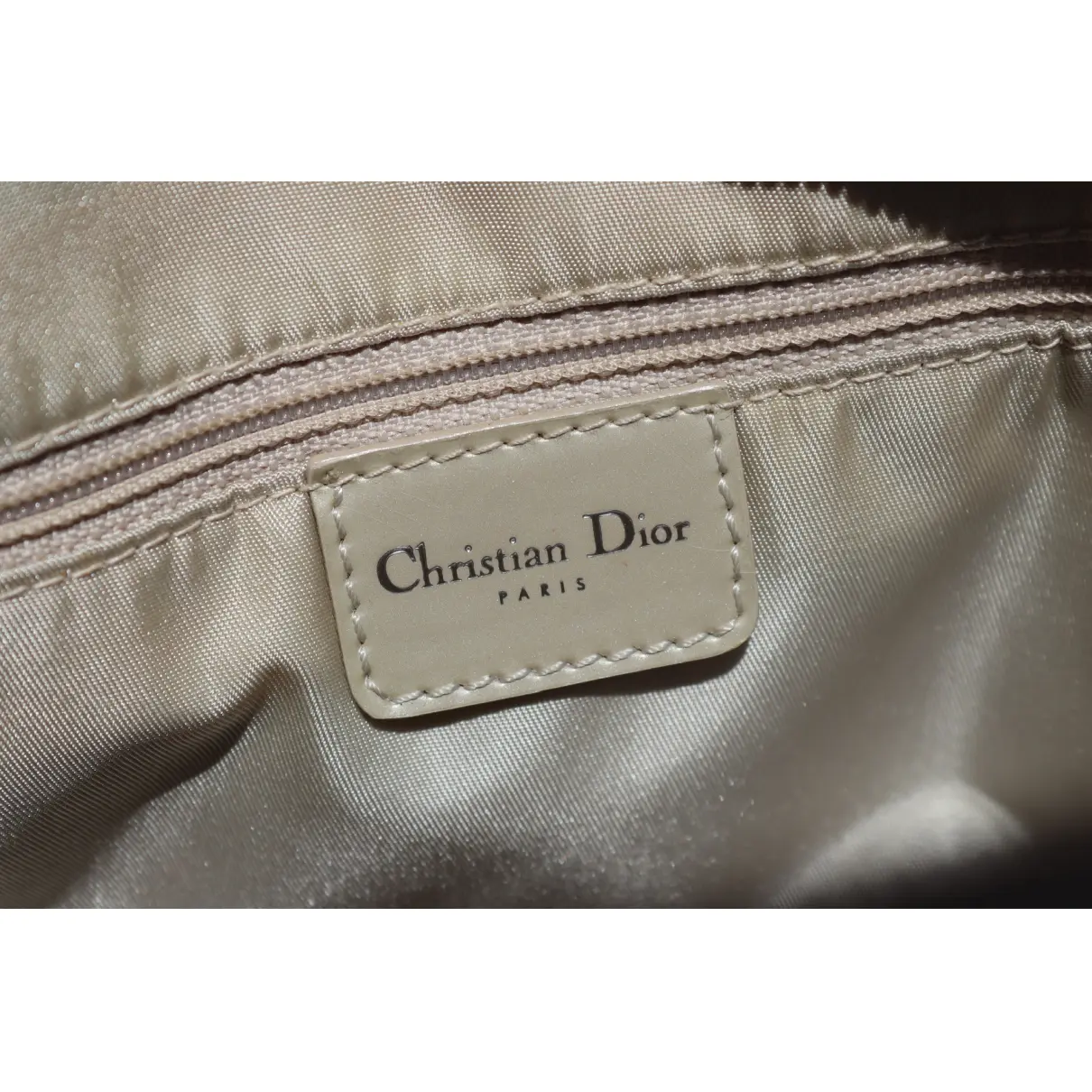 Saddle Bowler cloth bag Dior - Vintage