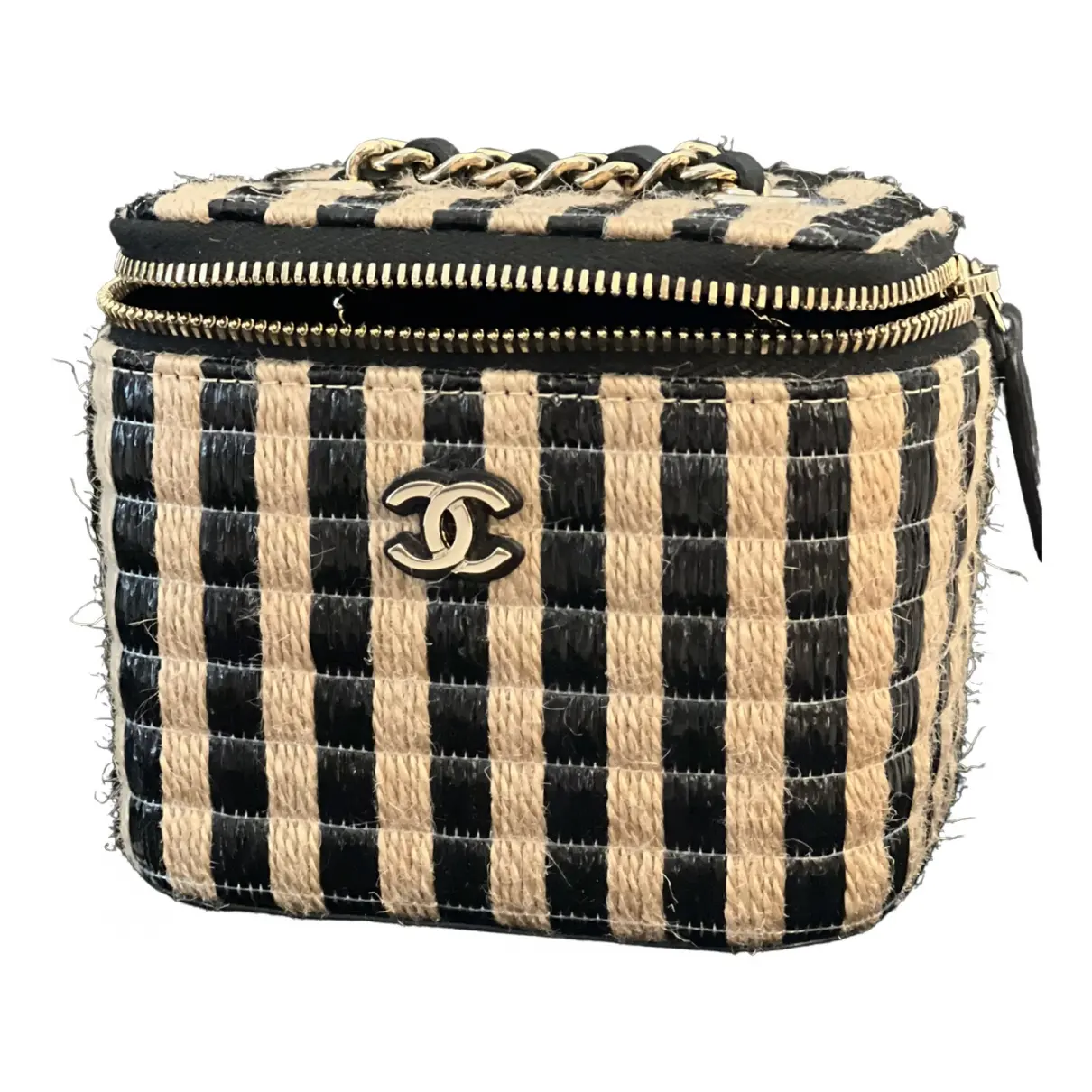 Trendy CC Vanity cloth handbag Chanel