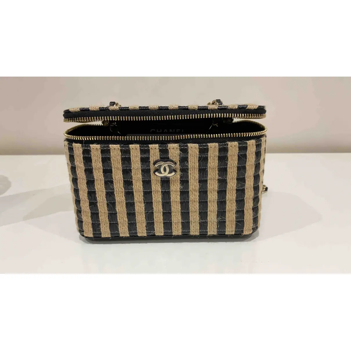 Vanity cloth handbag Chanel