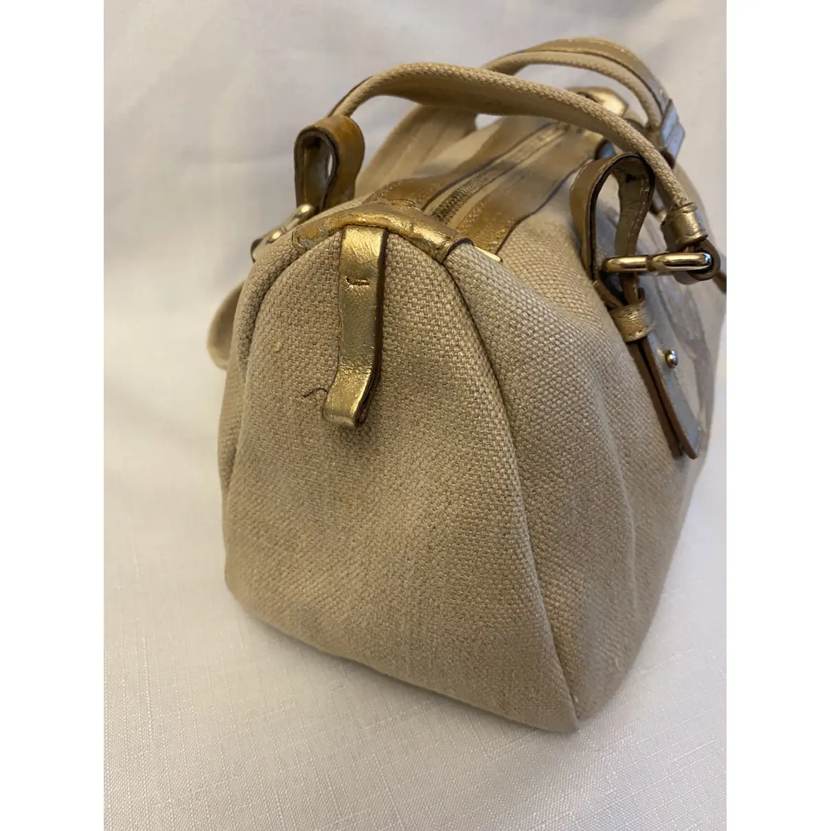 Cloth handbag Yves Saint Laurent