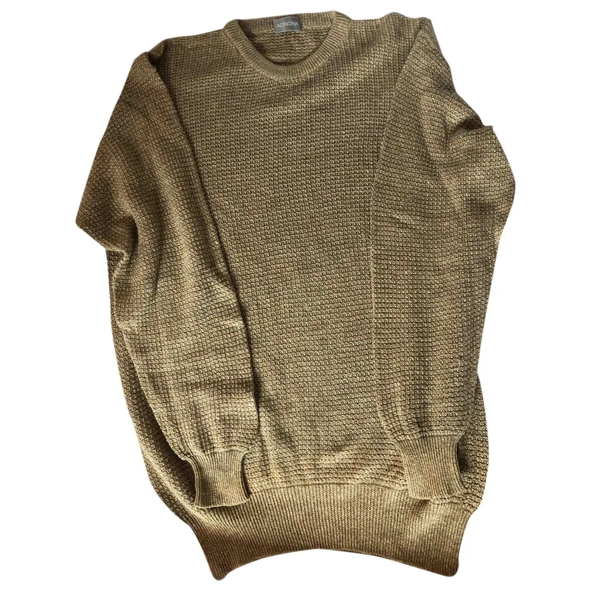 Beige Cotton Knitwear & Sweatshirt Agnona - Vintage