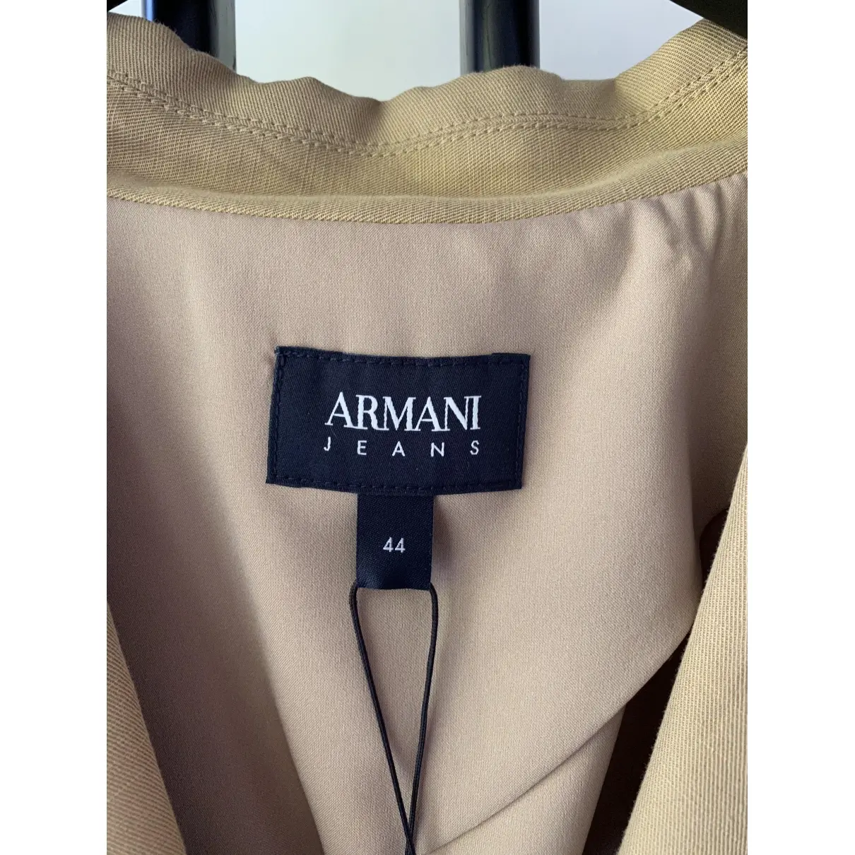 Buy Armani Jeans Beige Cotton Jacket online